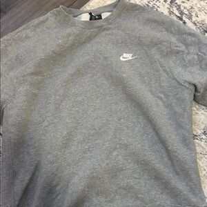 Nike Heather Gray Crewneck Sweatshirt